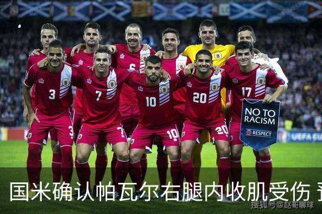 国米确认帕瓦尔右腿内收肌受伤 预计缺阵20天