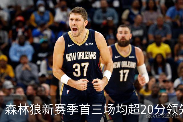 森林狼新赛季首三场均超20分领先 对手分别为热火、魔术与猛龙