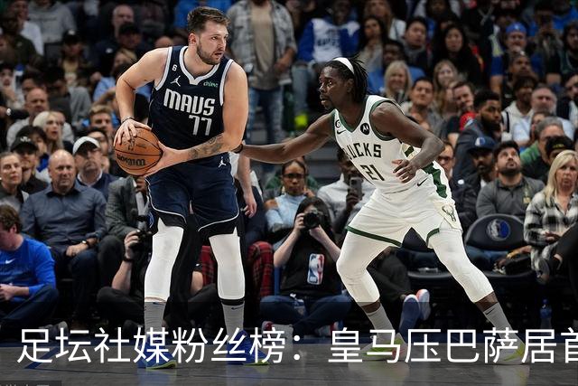 足坛社媒粉丝榜：皇马压巴萨居首，曼联、巴黎、曼城列前五