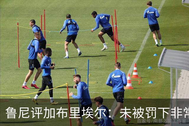 鲁尼评加布里埃尔：未被罚下非常幸运
